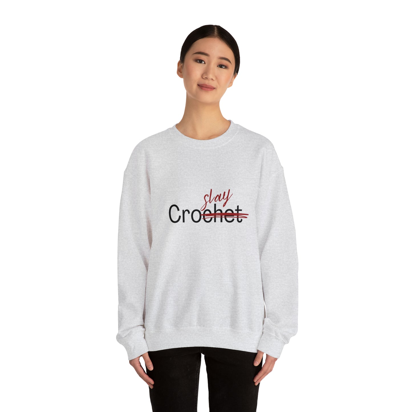 Crochet/Croslay Crewneck Sweatshirt