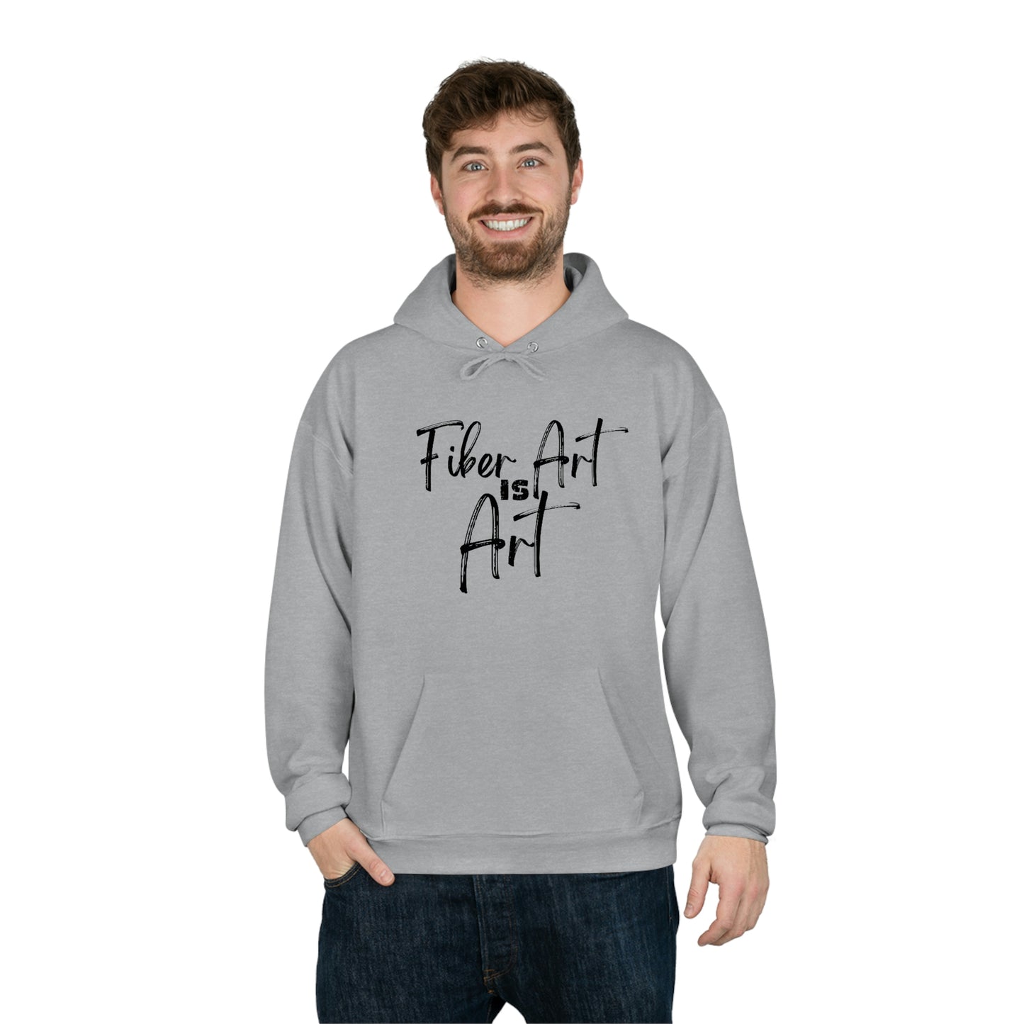 Fiber Art is Art- EcoSmart® Pullover Hoodie Sweatshirt