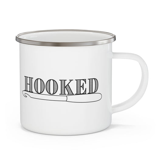 Hooked- Enamel Camping Mug