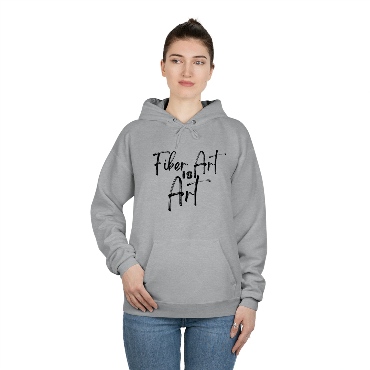 Fiber Art is Art- EcoSmart® Pullover Hoodie Sweatshirt