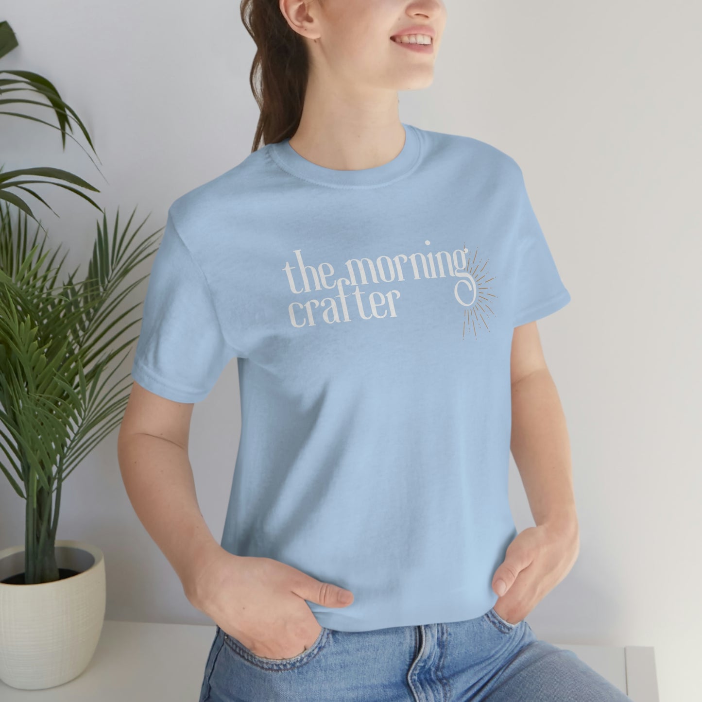 The Morning Crafter- Unisex Jersey Short Sleeve Tee