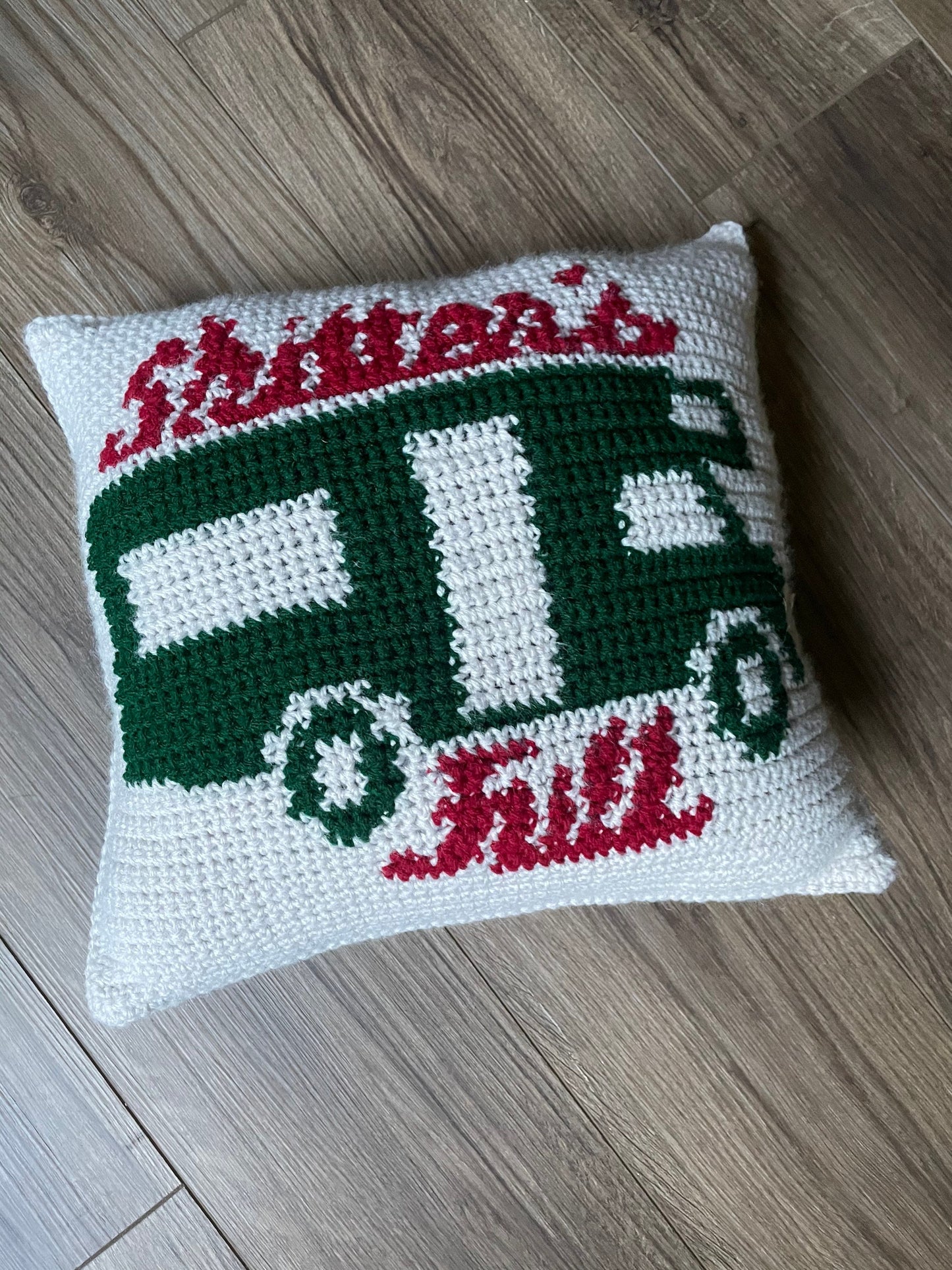 CROCHET PATTERN- Shitter's Full Pillow, Christmas Vacation Inspired Pillow