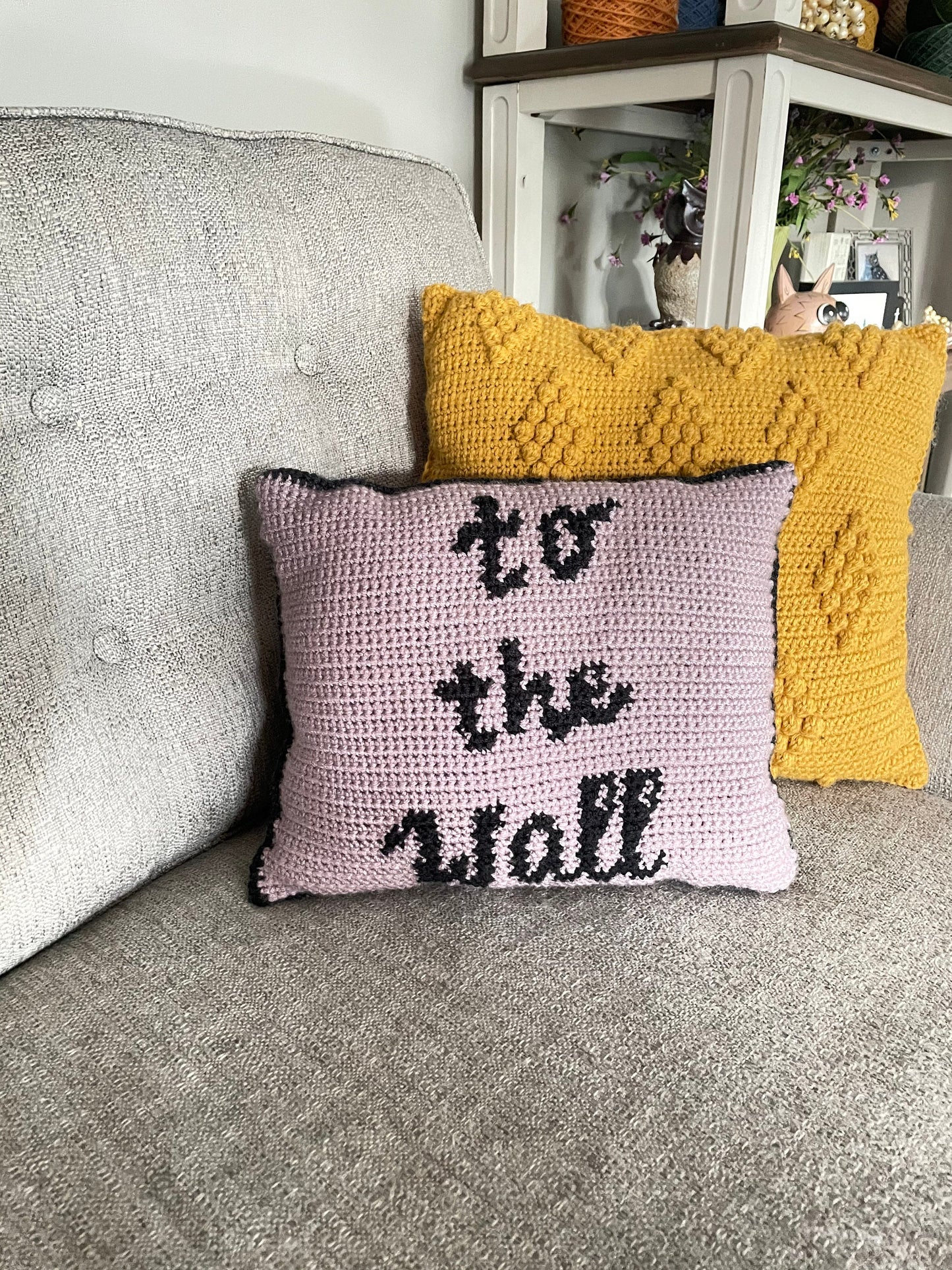 CROCHET PATTERN- Get Low Pillow Pattern, From the Window to the Wall Pillows