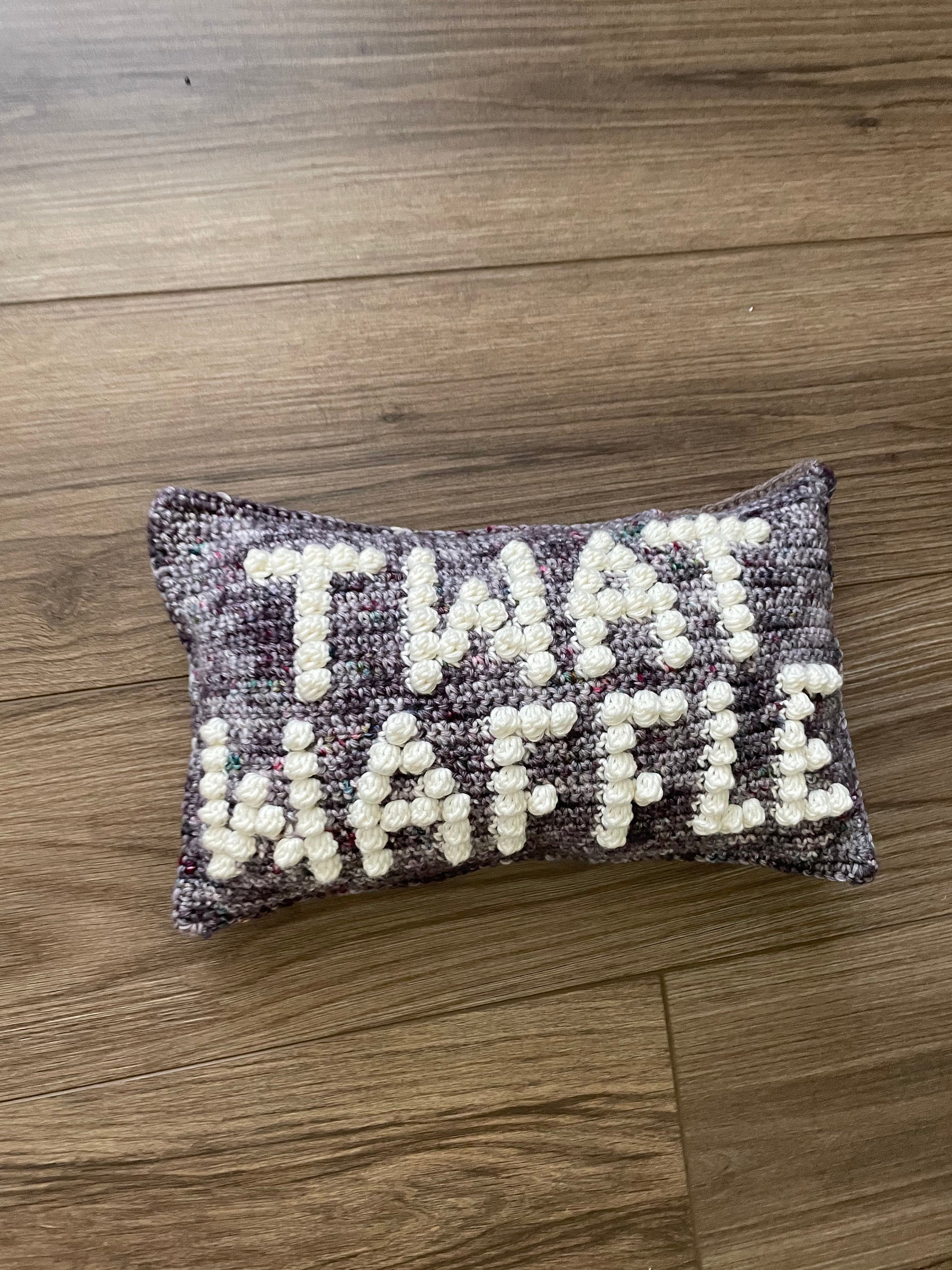 CROCHET PATTERN- Twat Waffle Crochet Pillow, Twat Pillow