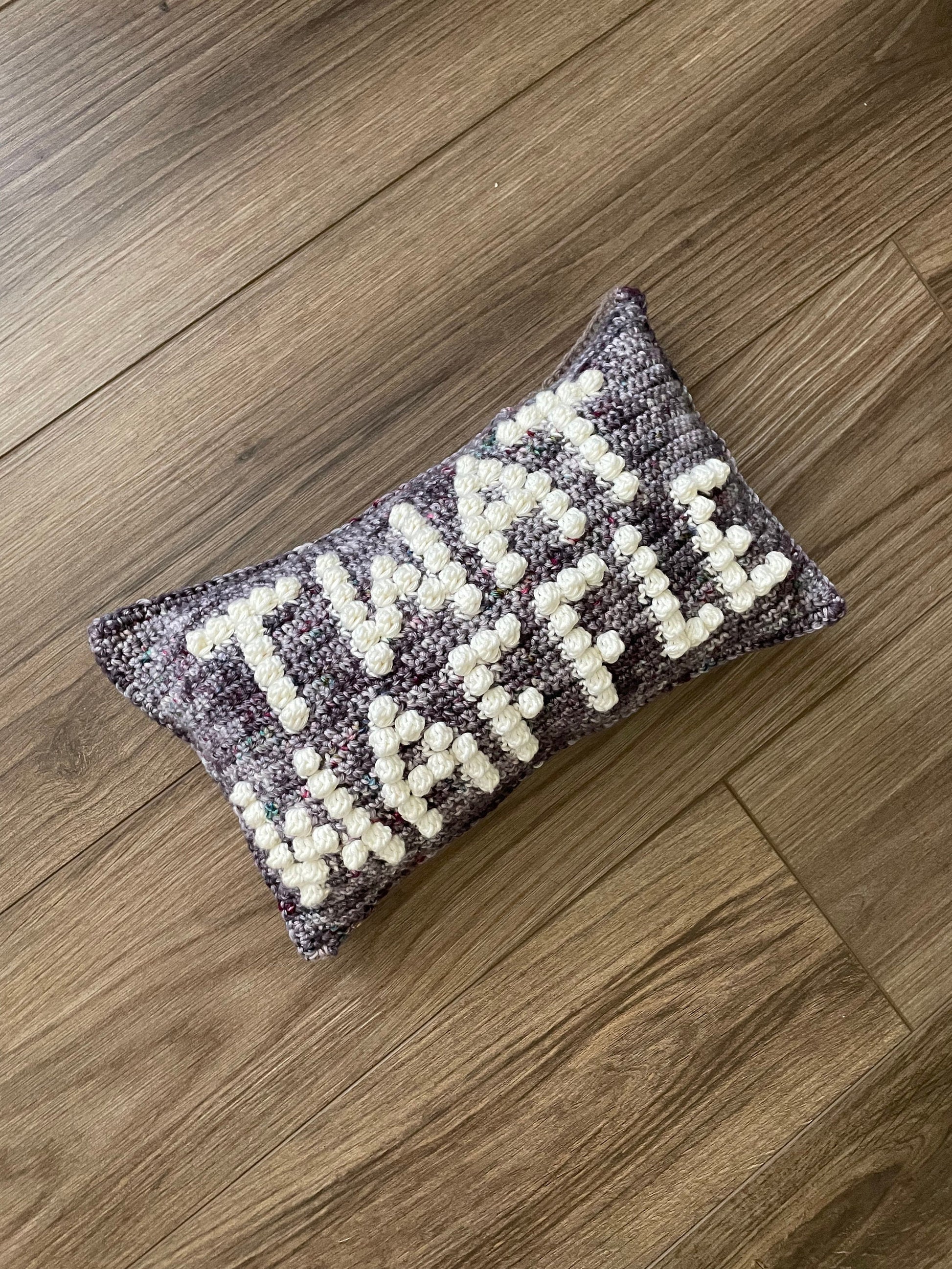 CROCHET PATTERN- Twat Waffle Crochet Pillow, Twat Pillow