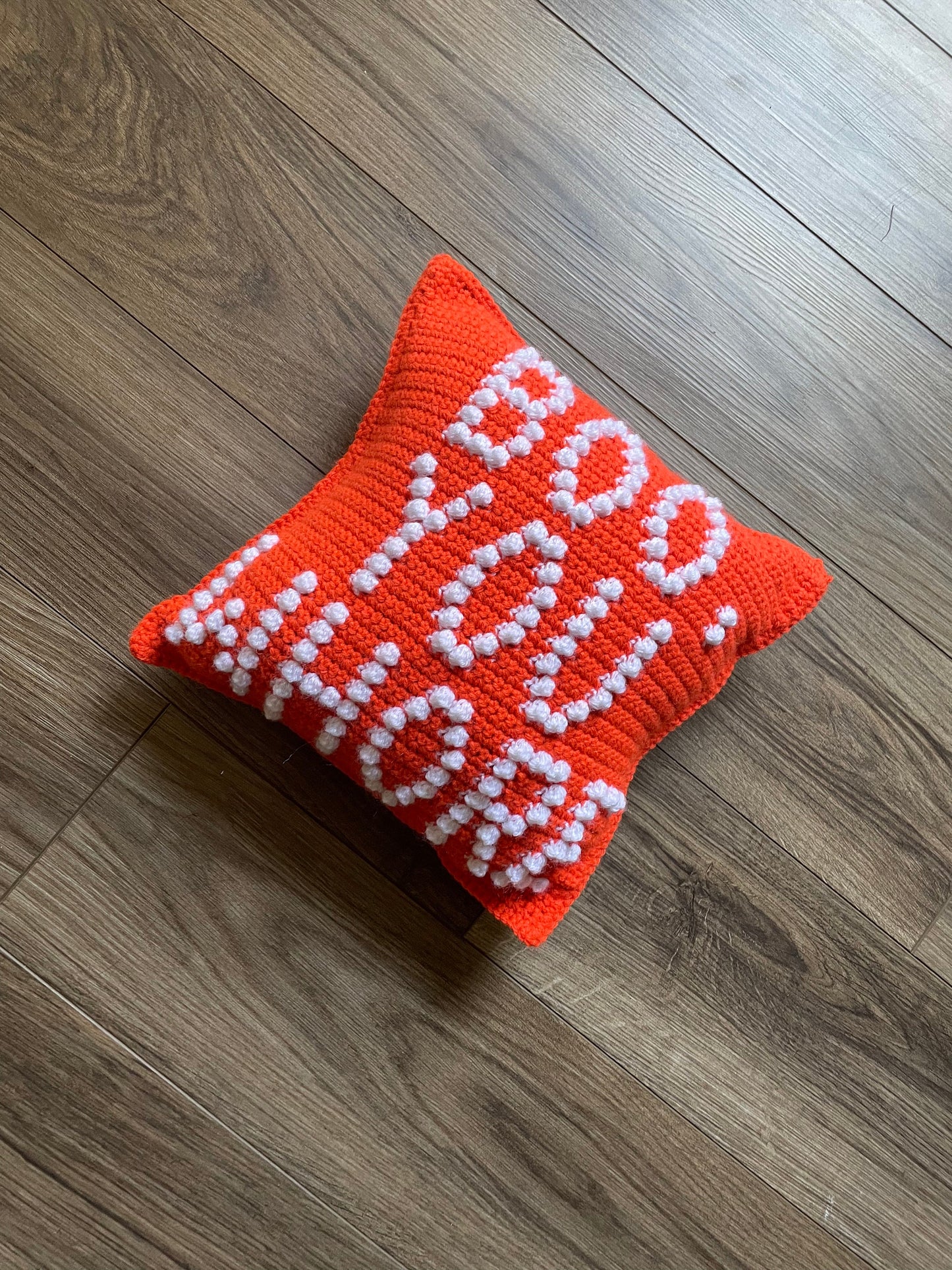 CROCHET PATTERN- Boo, You Whore Crochet Pillow Pattern, Mean Girls Crochet Pillow Pattern