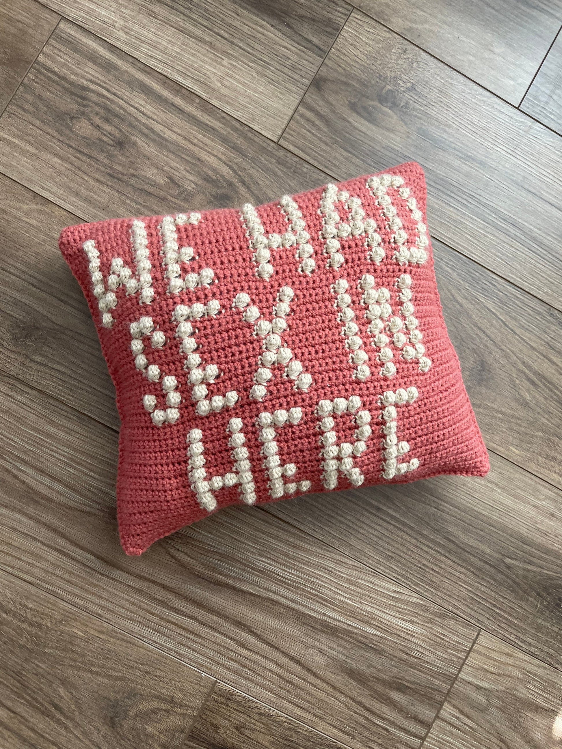 CROCHET PATTERN- We Had Sex in Here Crochet Pillow, Valentine’s Day Pillow