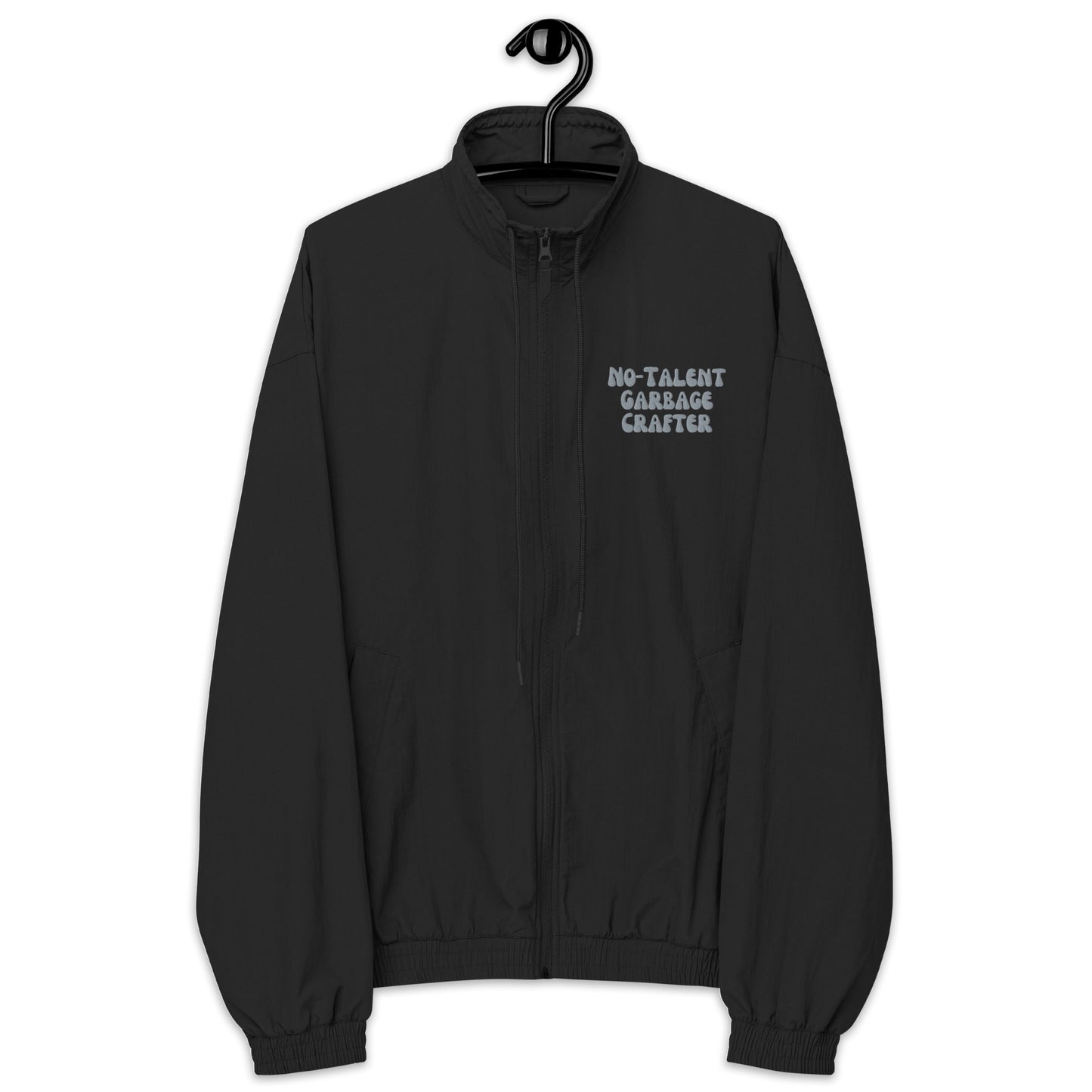 No-Talent Garbage Crafter- Recycled tracksuit jacket