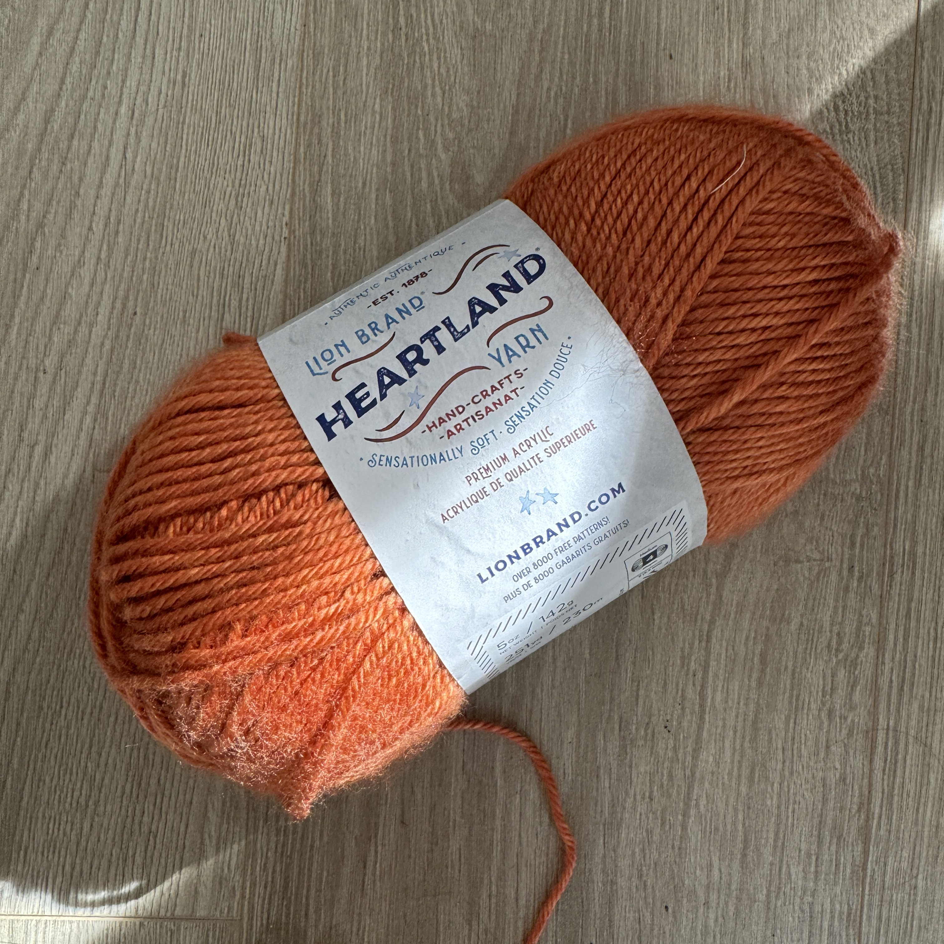 Yarn Review: Heartland Yarn by Lion Brand